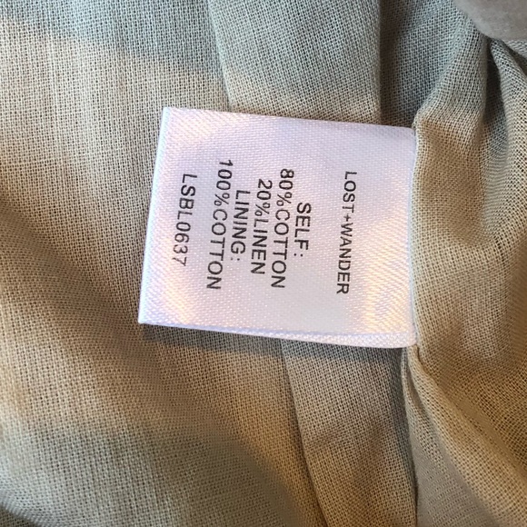 NWT Summer Linen Striped Skirt - Picture 5 of 7